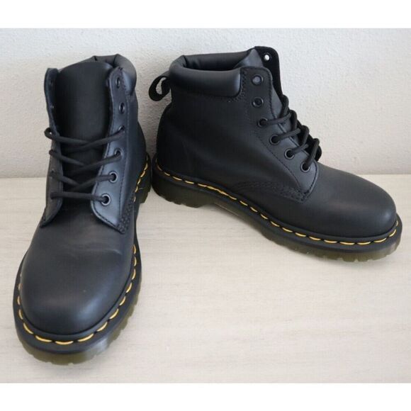 Dr. Martens Men's 6 Women's 7 Black 939 Ben Boot Leather Lace-Up Boots - Picture 1 of 9